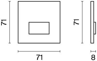 Накладка для датчика движения Voltum S70 VLS002208