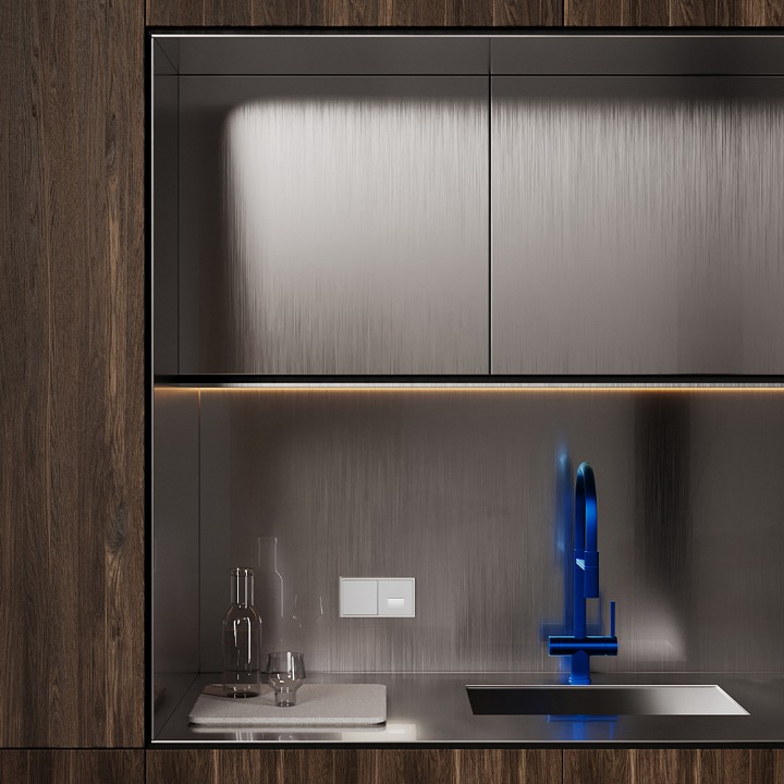 Накладка для заглушки для поста с подсветкой и с датчиком Voltum S70 VLS002416