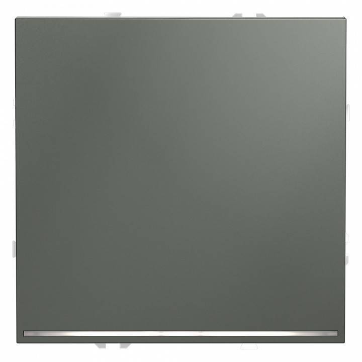 Выключатель проходной одноклавишный с подсветкой без рамки Voltum S70 VLS010406