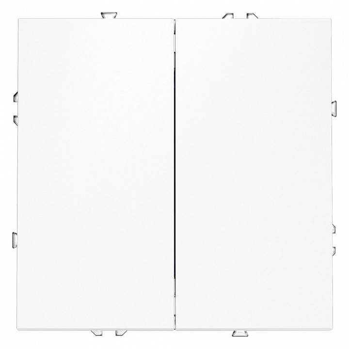 Выключатель двухклавишный без рамки Voltum S70 VLS020602