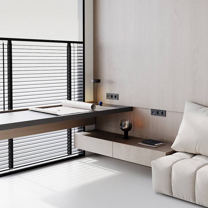 Розетка с заземлением, без рамки Voltum S70 VLS040108