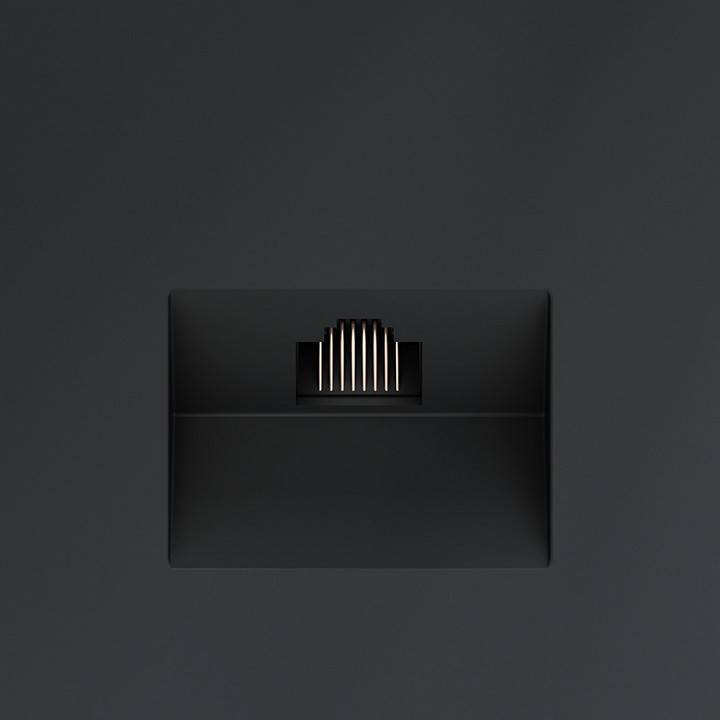 Розетка Ethernet RJ-45 без рамки Voltum S70 VLS060107