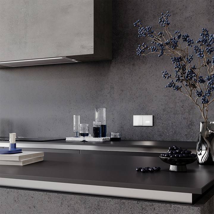 Заглушка для поста с подсветкой, без рамки Voltum S70 VLS070601