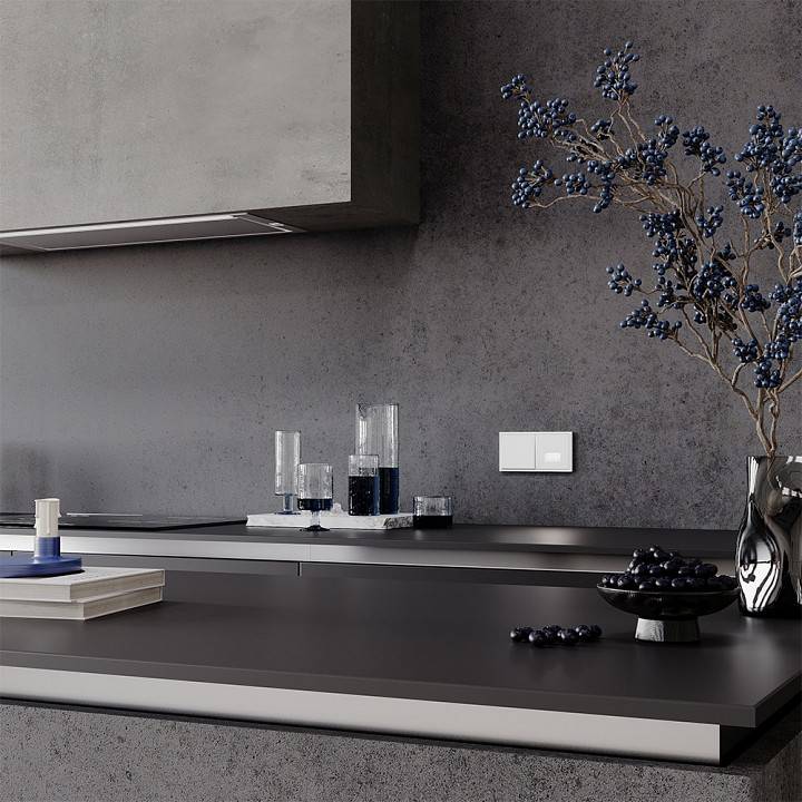 Заглушка для поста с подсветкой, без рамки Voltum S70 VLS070602