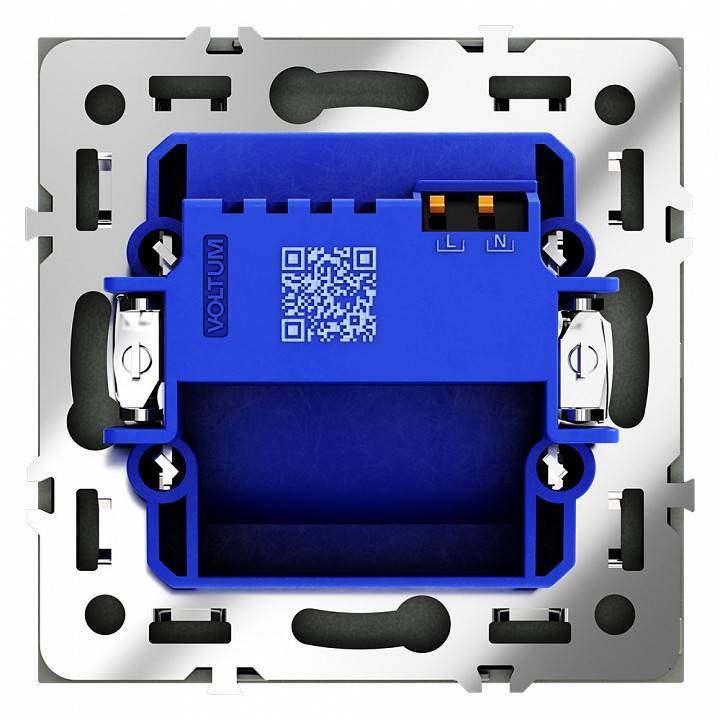 Заглушка для поста с подсветкой, без рамки Voltum S70 VLS070606