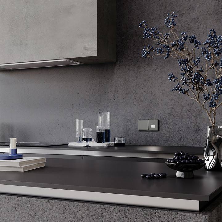 Заглушка для поста с подсветкой, без рамки Voltum S70 VLS070606