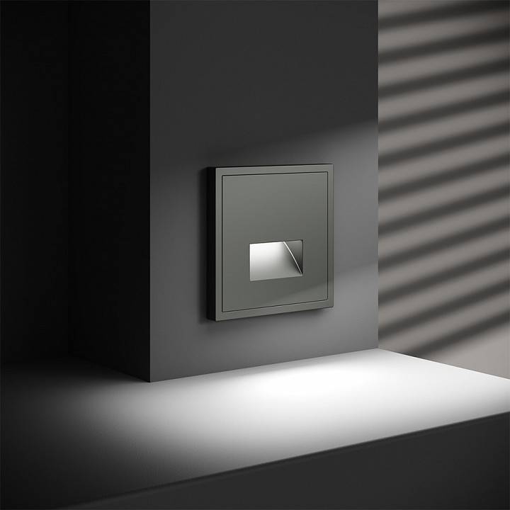 Заглушка для поста с подсветкой, без рамки Voltum S70 VLS070606