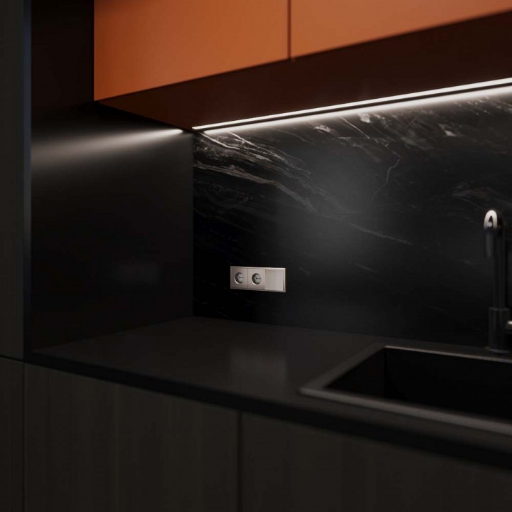 Клавиши для выключателя двухклавишного Voltum S70 METAL VLSM000310