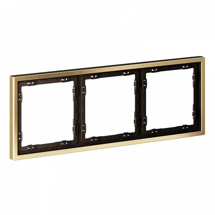 Рамка на 3 поста Voltum S70 METAL VLSM120309