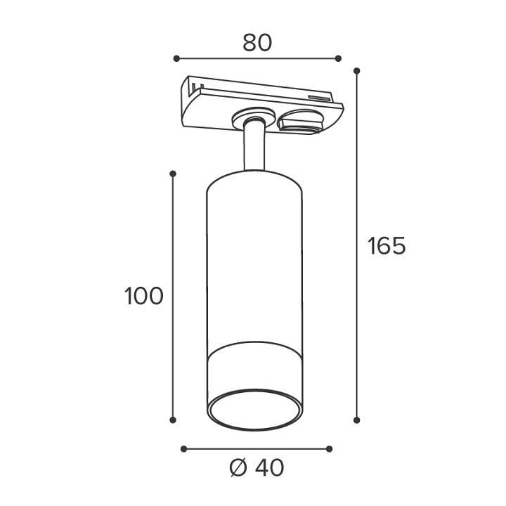 Светильник на штанге Wolta Petite WTL-MR11/15BG