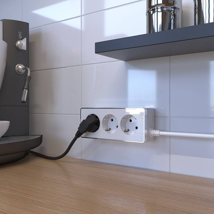 Удлинитель Werkel Gallant 1 розетка 3 м с заземлением W6523601