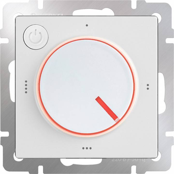 Терморегулятор электромеханический для теплого пола Werkel белый W1151101