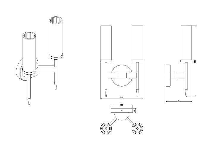 Бра Zortes Tow ZRS.1178.02