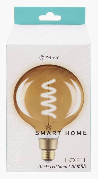 Умная светодиодная лампа Zetton Smart Wi-Fi Bulb E27 4 Вт 2700 K ZTSHLBLWWE272RU