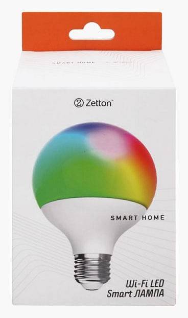 Умная светодиодная лампа Zetton Smart Wi-Fi Bulb E27 10 Вт 2700-6500 K ZTSHLBRGBCWE271RU