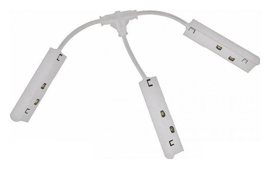 Соединитель гибкий для треков iLedex Technical VISION48/22 T-TYPE POWER CONNECT 4822-WH
