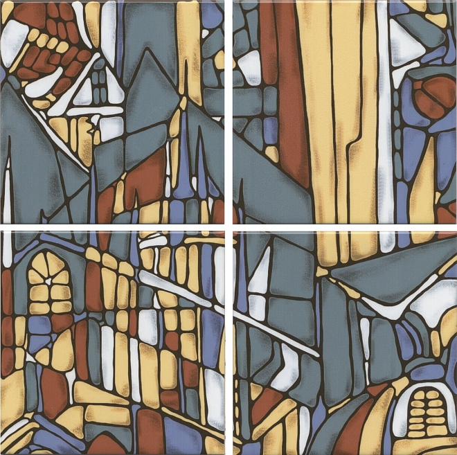 Панно Kerama Marazzi Витраж 30х30 см OP\A203\4x\17000