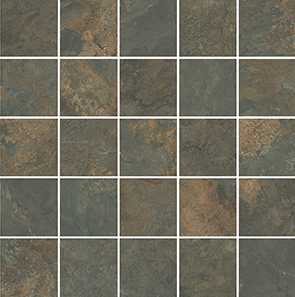 Декор Kerama Marazzi Рамбла коричневый мозаичный 25х25 см MM12132
