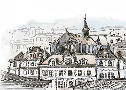 Вставка Cersanit Eifel многоцветная 25х35 см EI2M451