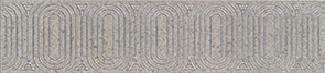 Бордюр Kerama Marazzi Безана серый обрезной 25х5.5 см OP\B206\12137R