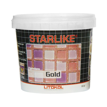 Добавка для затирки Litokol Starlike Finishes Gold золотая 0.15 кг ф2690