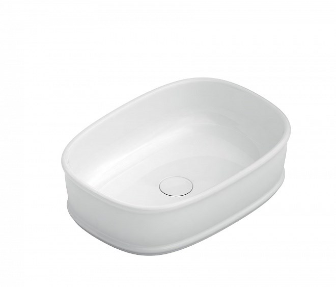 Раковина накладная Kerama Marazzi CIRCO 50 см белая глянцевая CI.wb.50