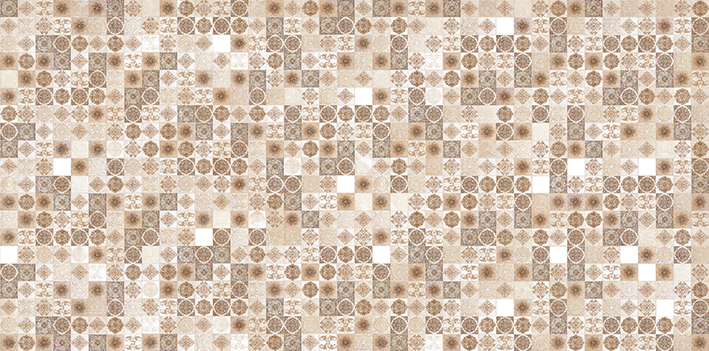 Плитка настенная Cersanit Caravan рельефная многоцветная 29.7x60 см CRL452