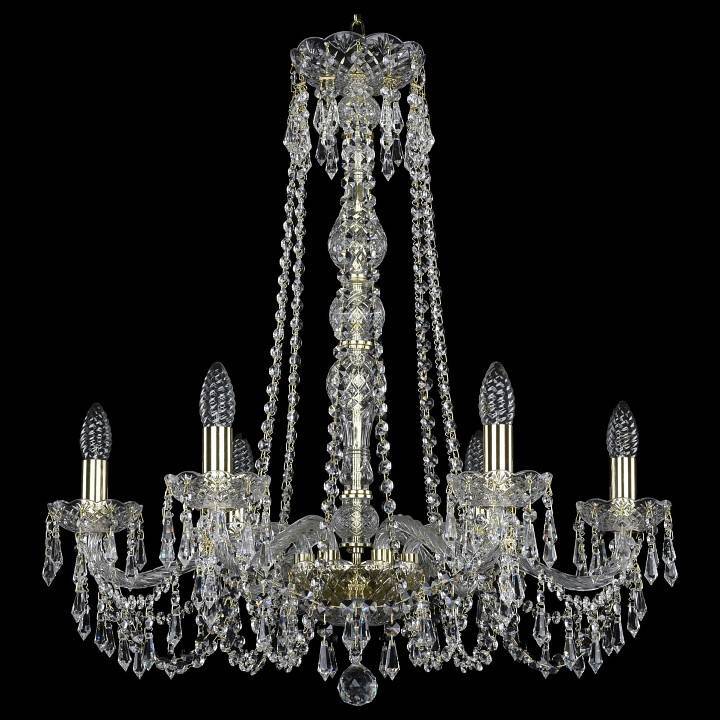 Подвесная люстра Bohemia Art Classic 11.23 6 ламп h-70 11.23.6.220.h-70.Gd.Dr