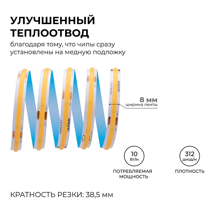 Лента светодиодная Apeyron Electrics  00-395