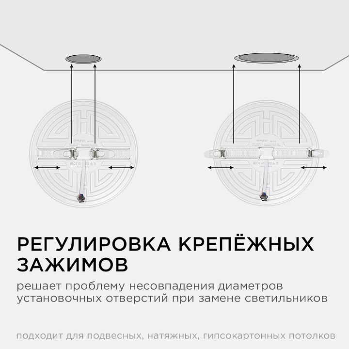 Встраиваемый светильник Apeyron Electrics  06-110