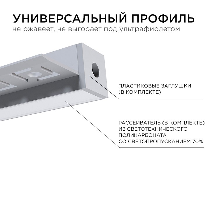 Короб встраиваемый угловой внешний Apeyron Electrics  08-51