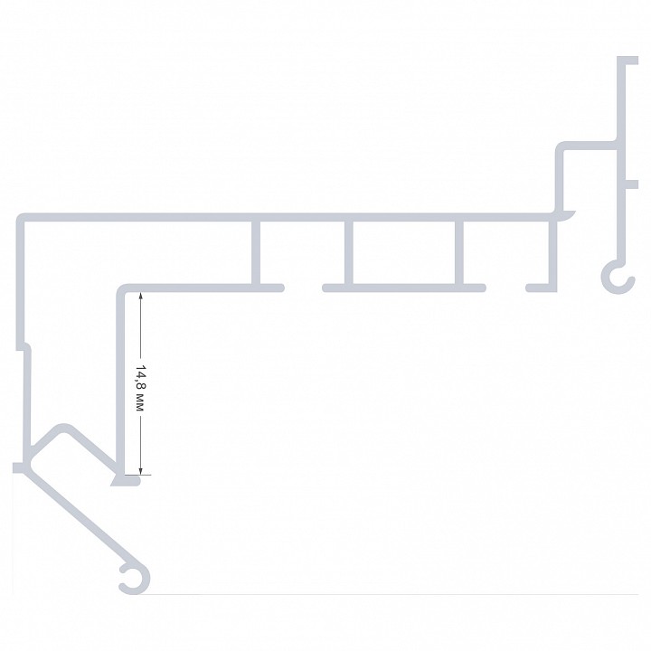 Профиль для карнизов Apeyron Electrics  08-59