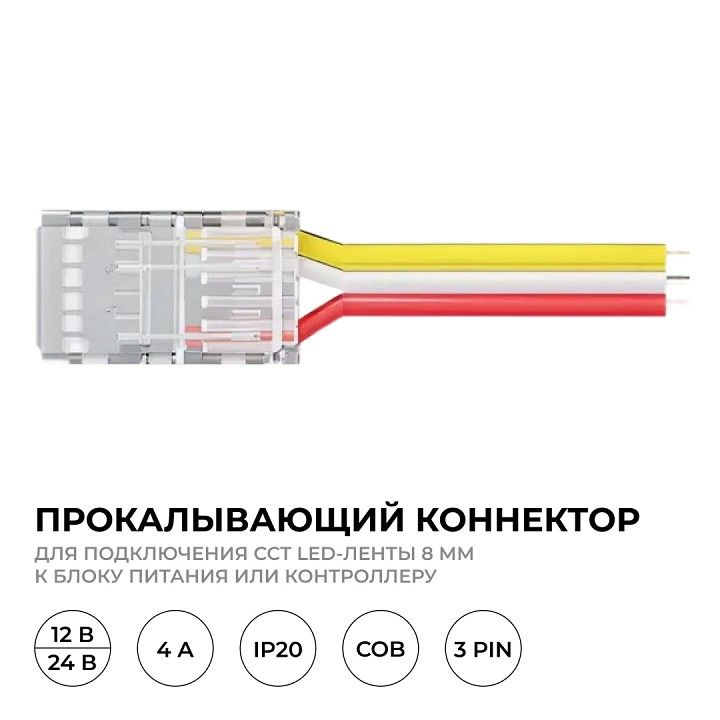 Заглушка для лент Apeyron Electrics  09-116