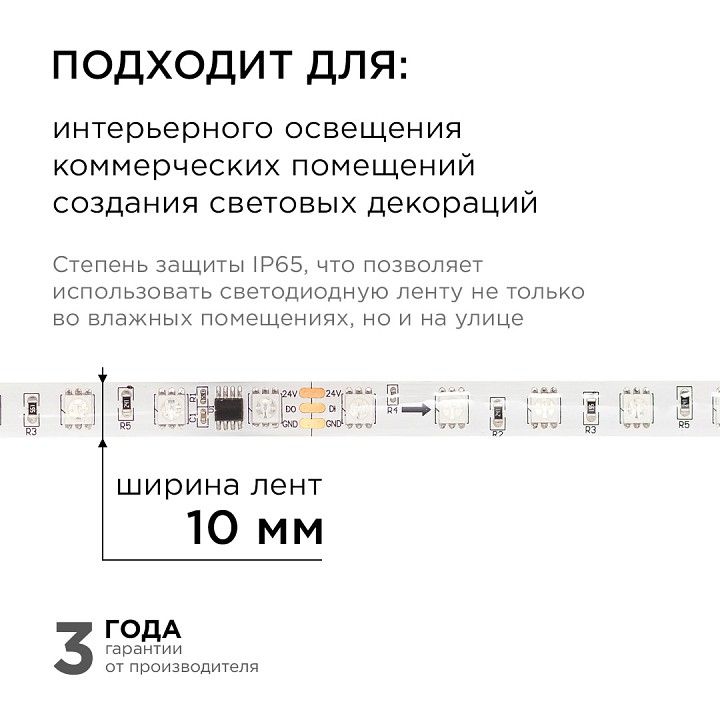 Комплект с лентой светодиодной Apeyron Electrics  10-95