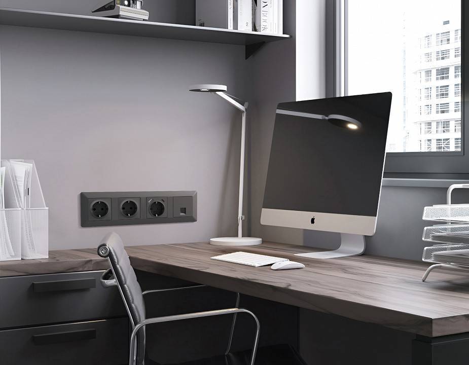 Рамка на 3 поста Ambrella Volt Line AF110803