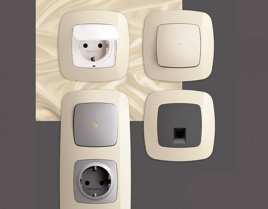 Рамка на 4 поста Ambrella Volt Ecta OF140304