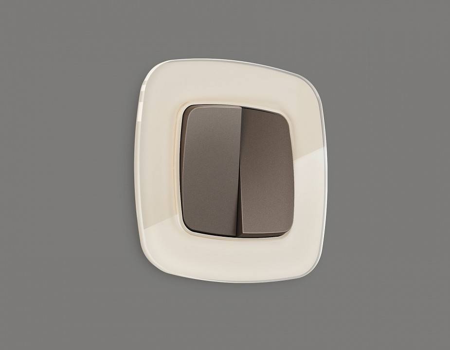 Клавиши для выключателя двухклавишного Ambrella Volt Quant OP6330