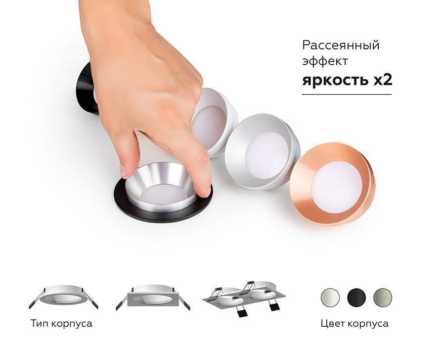 Встраиваемый светильник Ambrella light C C7621