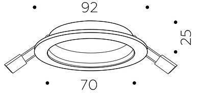 Встраиваемый светильник Ambrella light C C7621