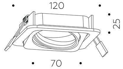 Встраиваемый светильник Ambrella light C C7658
