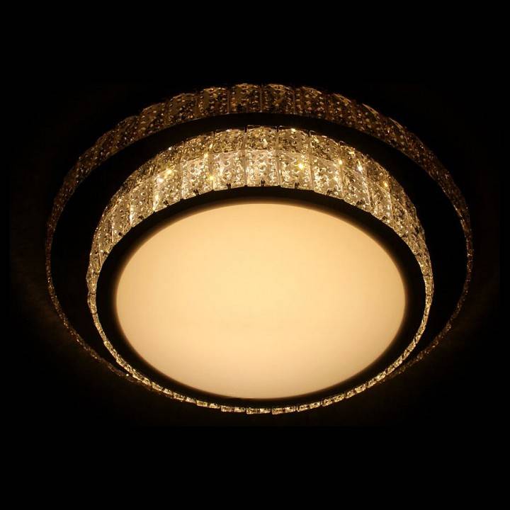 Накладной светильник Ambrella light Orbital Crystal 72 Вт D600 мм F95 CH/CL 72W D600