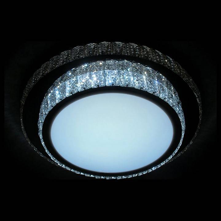 Накладной светильник Ambrella light Orbital Crystal 72 Вт D600 мм F95 CH/CL 72W D600