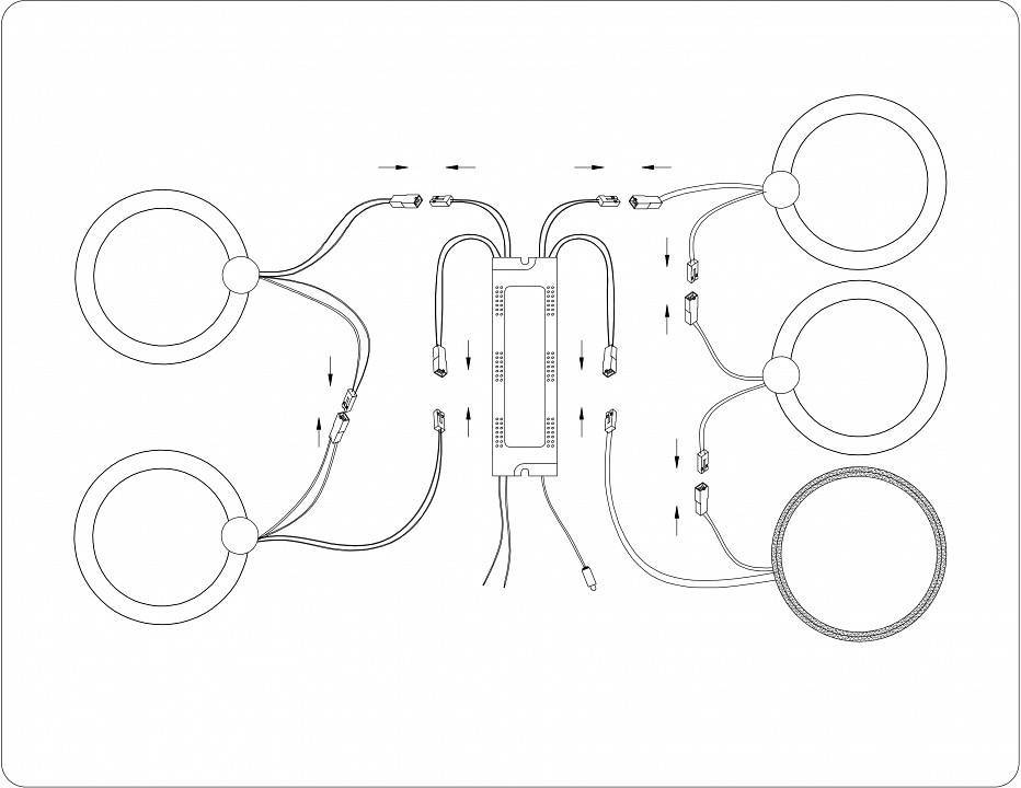 Потолочная люстра Ambrella Light FA FA3808