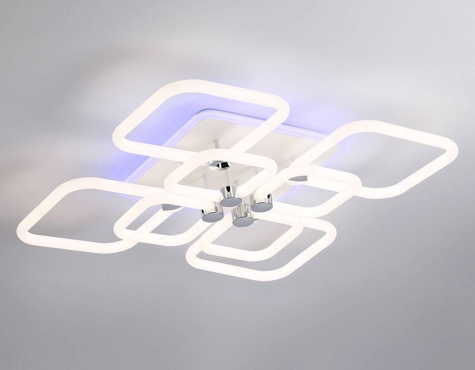 Потолочная светодиодная люстра Ambrella light FA FA3866 108 Вт с пультом FA3866