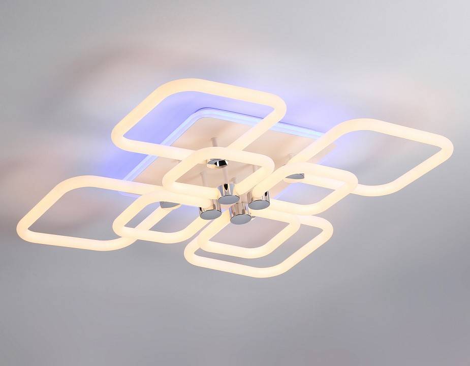 Потолочная светодиодная люстра Ambrella light FA FA3866 108 Вт с пультом FA3866
