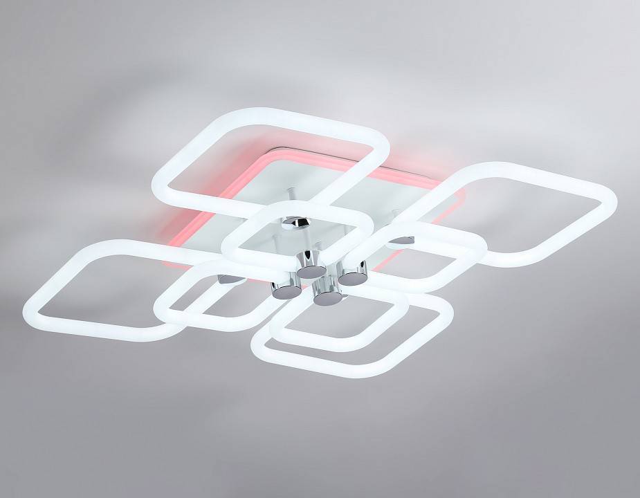 Потолочная светодиодная люстра Ambrella light FA FA3866 108 Вт с пультом FA3866