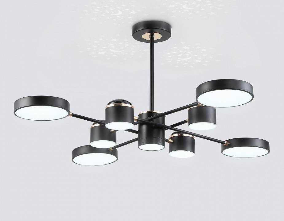 Люстра на штанге Ambrella light Fusion 9 ламп FL51629