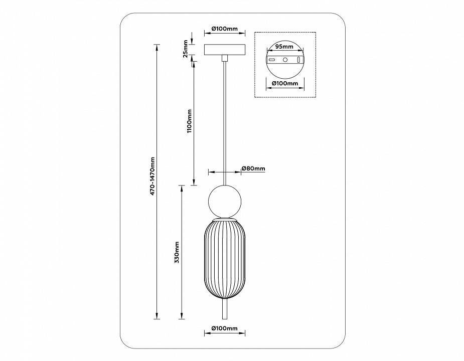Подвесной светильник Ambrella Light LH LH53101