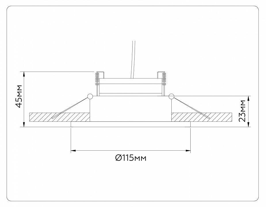 Встраиваемый светильник Ambrella Light TN TN51913