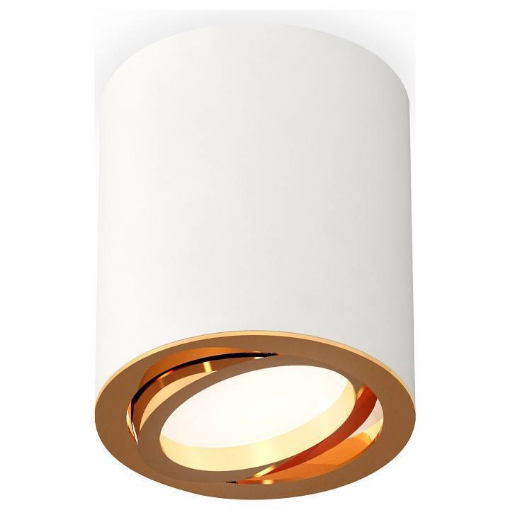 Накладной светодиодный светильник Ambrella Light XS 12 Вт 4000К черный/золото XS7421003